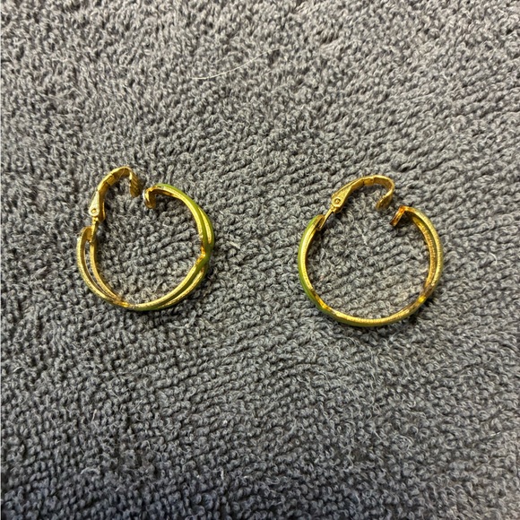 Jewelry - Gold-Tone Twisted Hoop Earrings - Women Jewelry clip-on